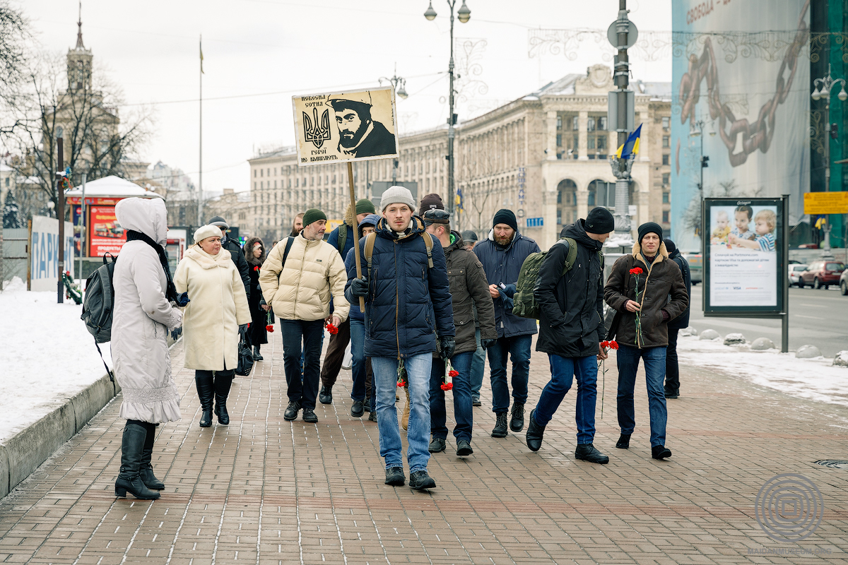 З року в рік у Ході пам'яті 22 січня беруть участь кількадесят осіб