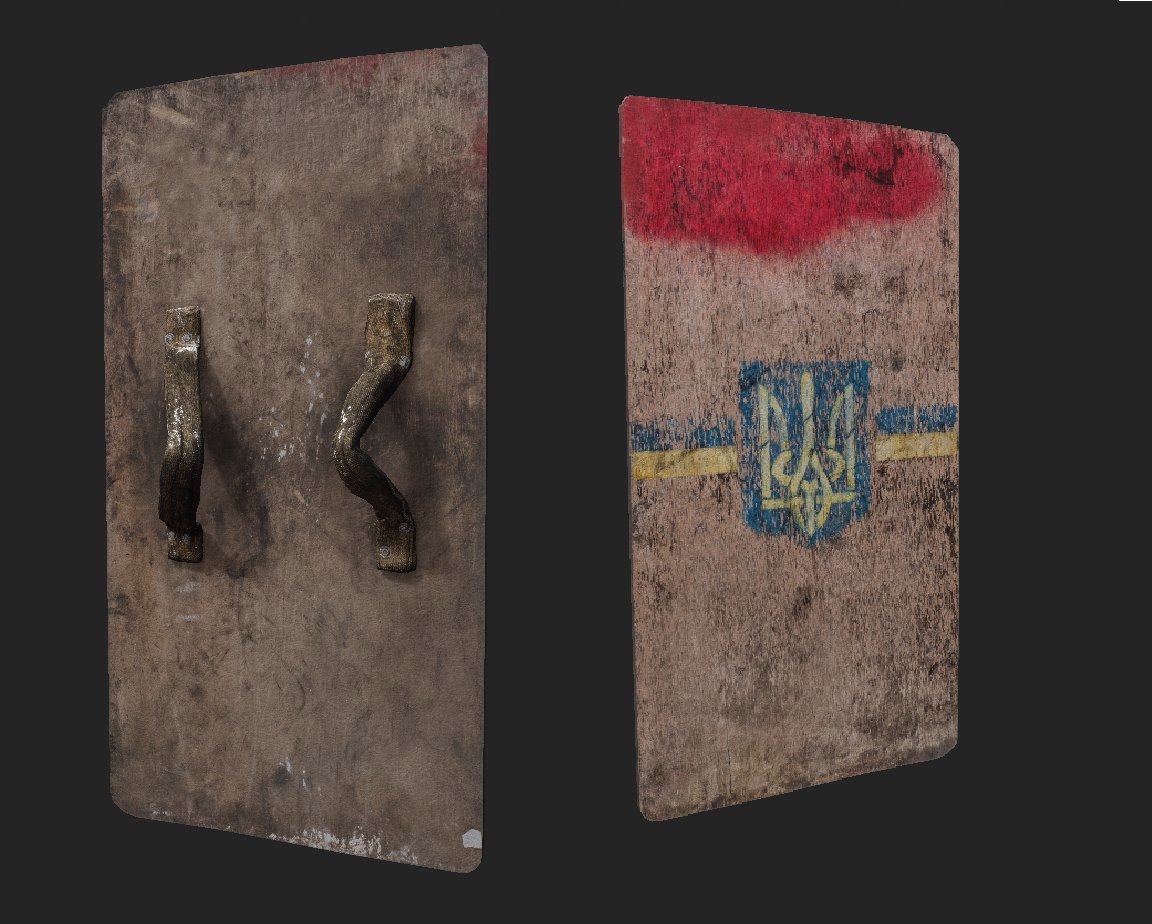 Предмети Національного музею Революції Гідності, надані для документального проекту Aftermath VR: Euromaidan