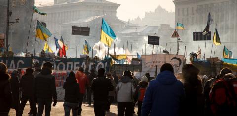 Революція Гідності. Світлина Богдана Пошивайла