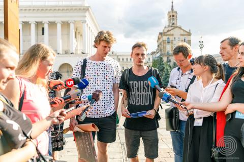 Переможці Відзнаки імені Сергія Нігояна Абрамов Максим та Георгій Потопальський. Фото: Богдан Пошивайло